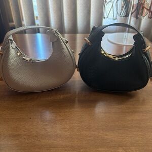 Elegant MINI Black and White Women's Handbag Set CUTE FOR LITTLE GIRL